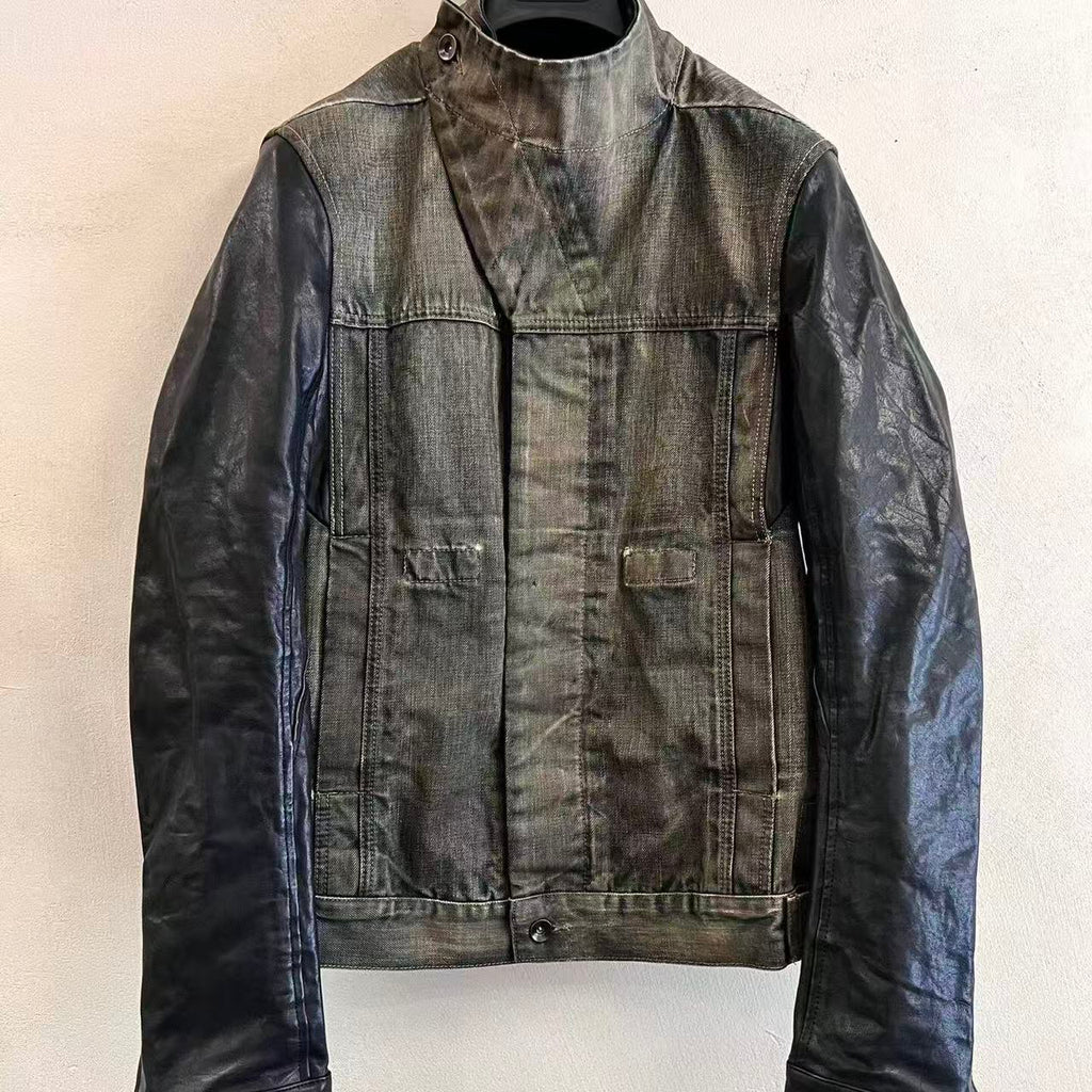 Rick Owens 13AW PLINTH Mineral Wash Denim Jacket