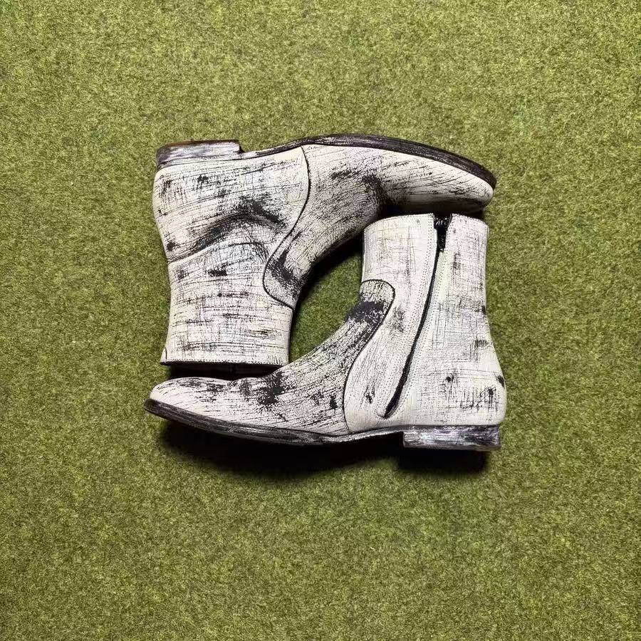 Maison Martin Margiela HM Hand Printed Boots