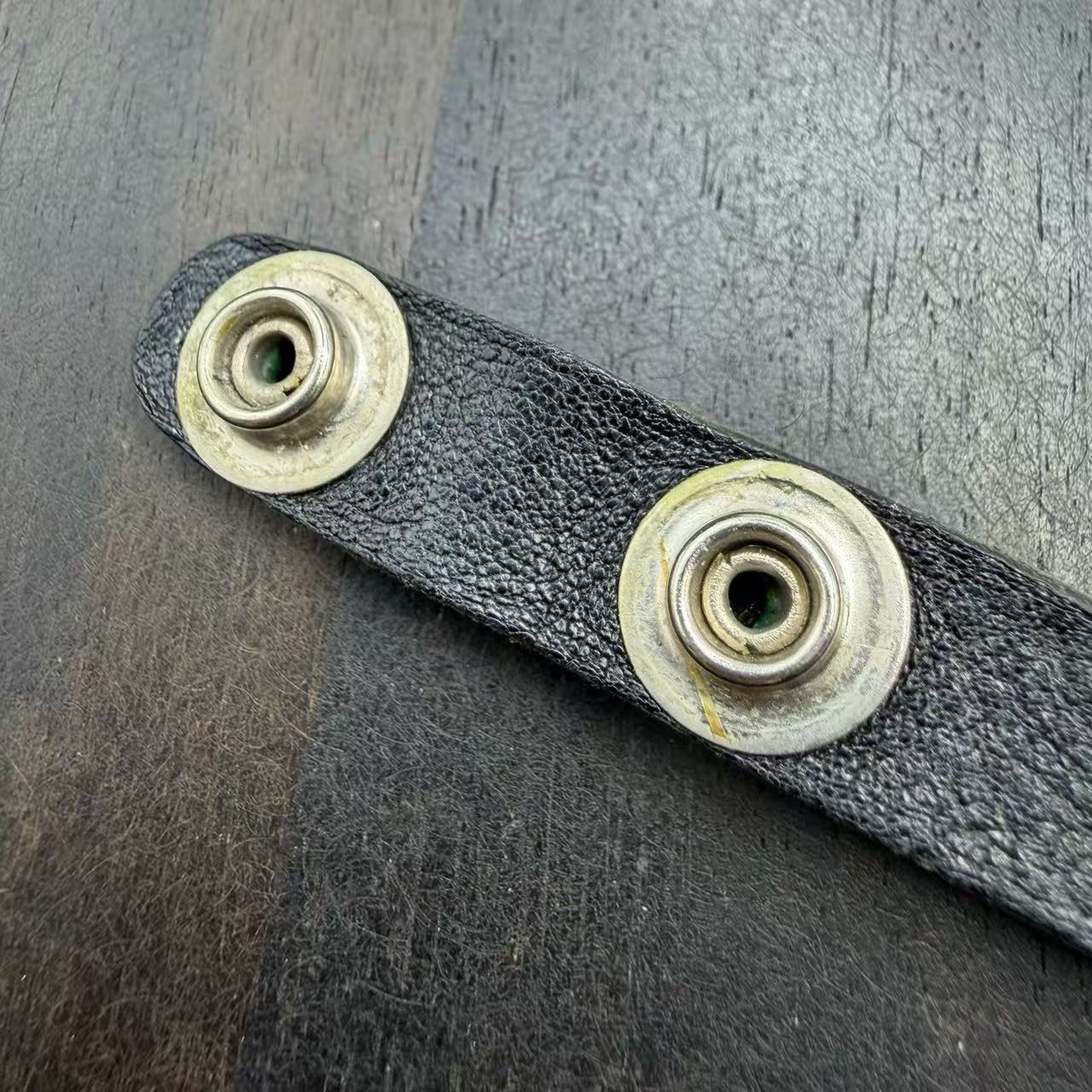 Chrome Hearts Star Studded Leather Bracelet