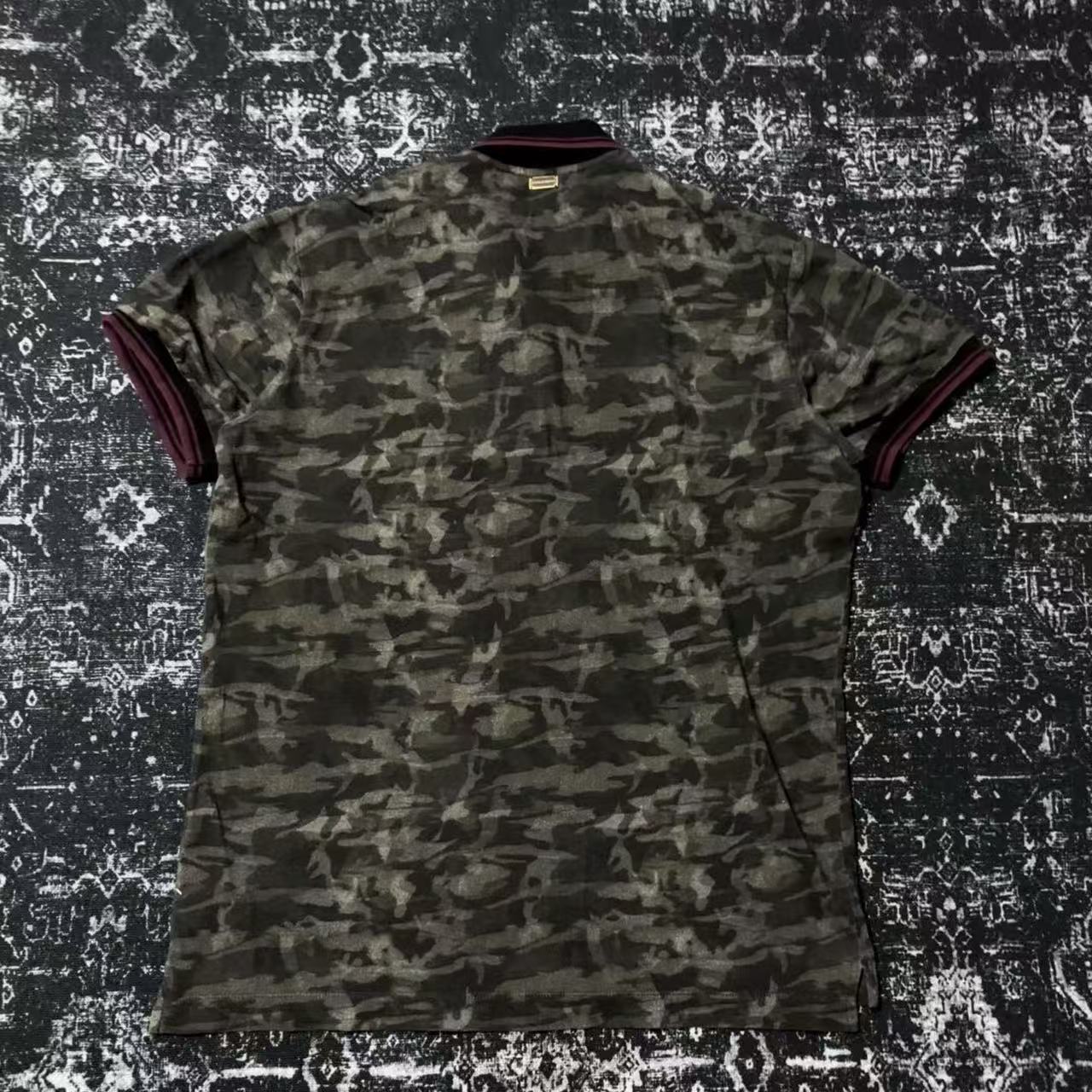 Dolce & Gabbana Camo Tiger Polo Shirt