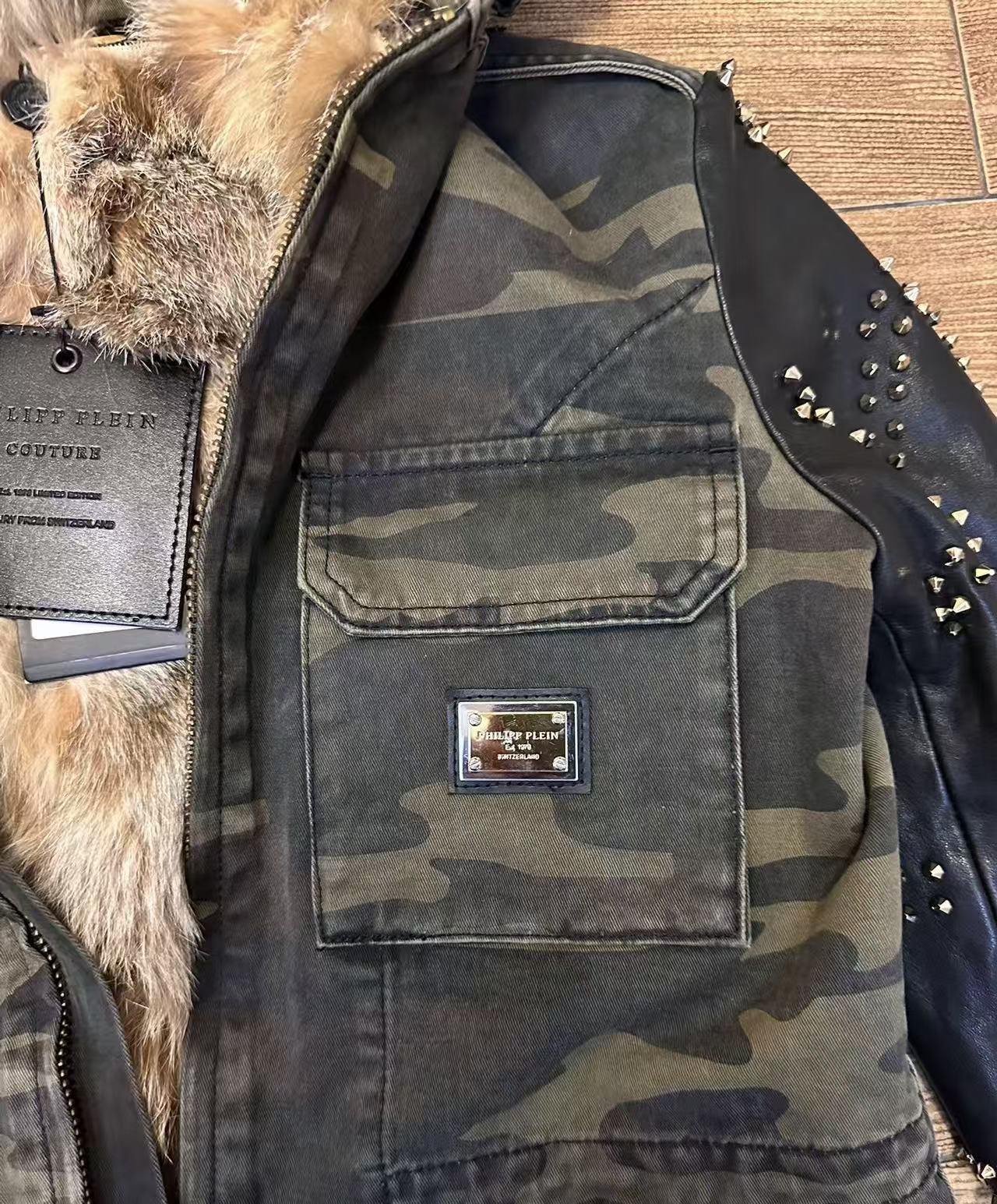 Philipp Plein FW15 Camouflage Parka