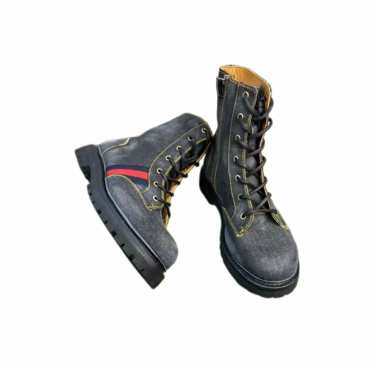 Gucci Denim Ankle Boots