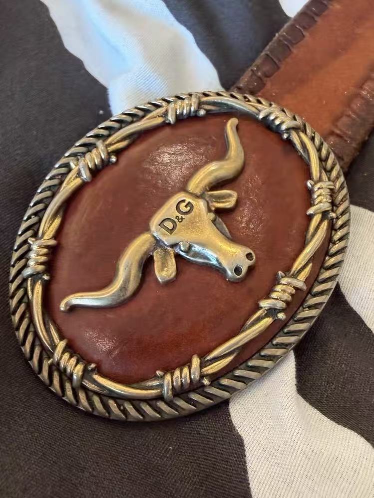 Dolce Gabbana 2000s Western Belt
