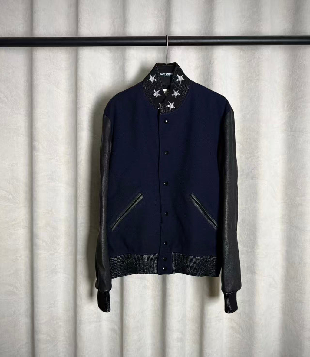 Saint Laurent 16FW Star Collar Teddy Jacket