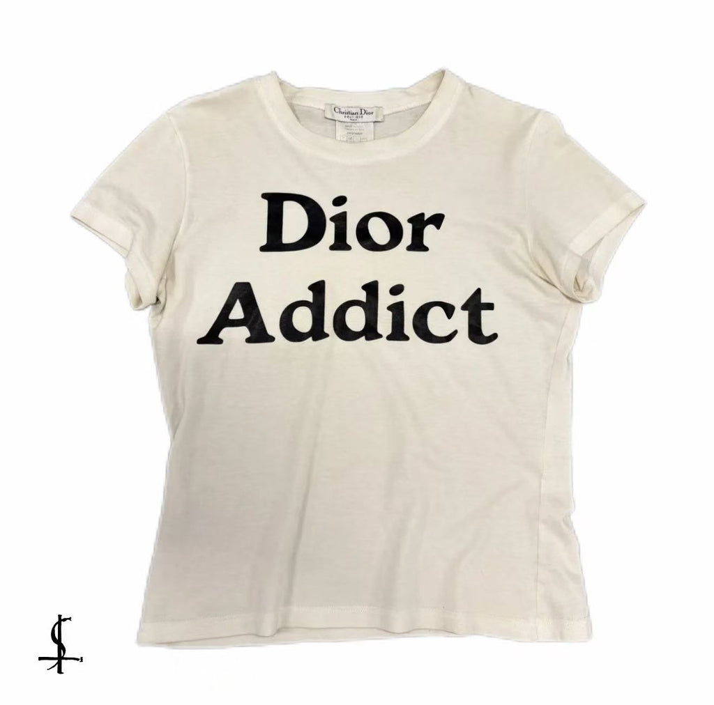 Christian Dior By John Galliano 02SS Dior Addict Print Tee