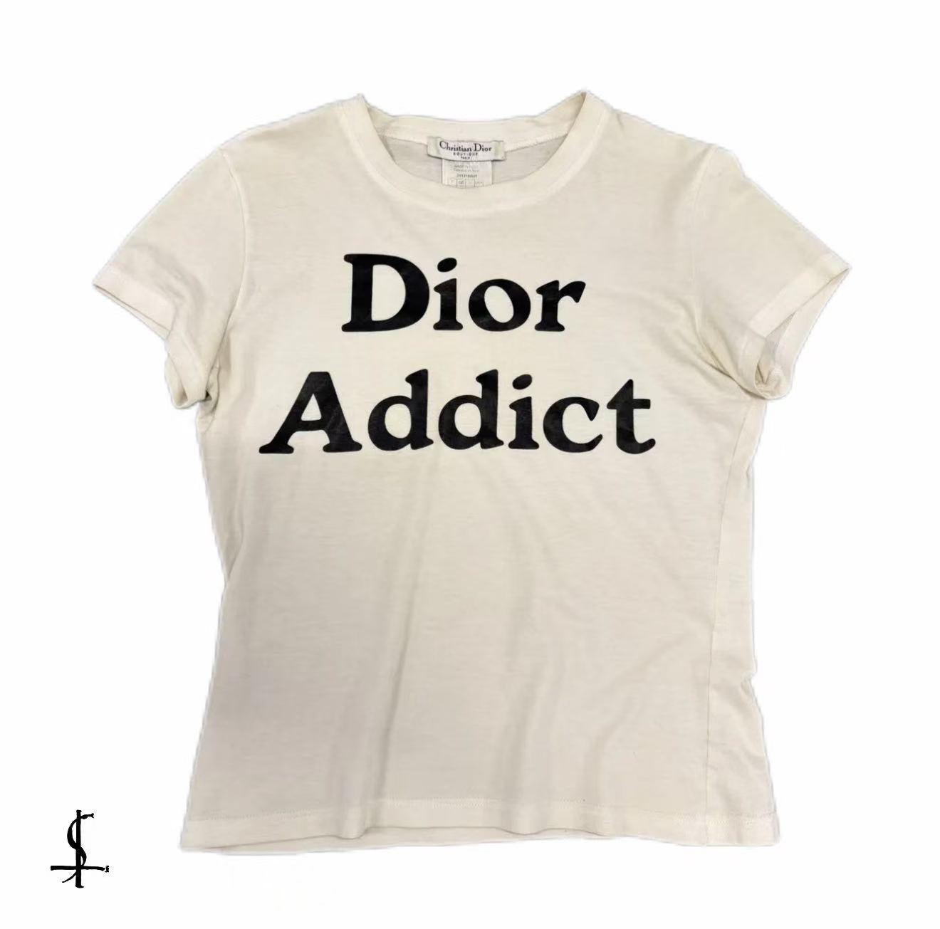 Christian Dior By John Galliano 02SS Dior Addict Print Tee
