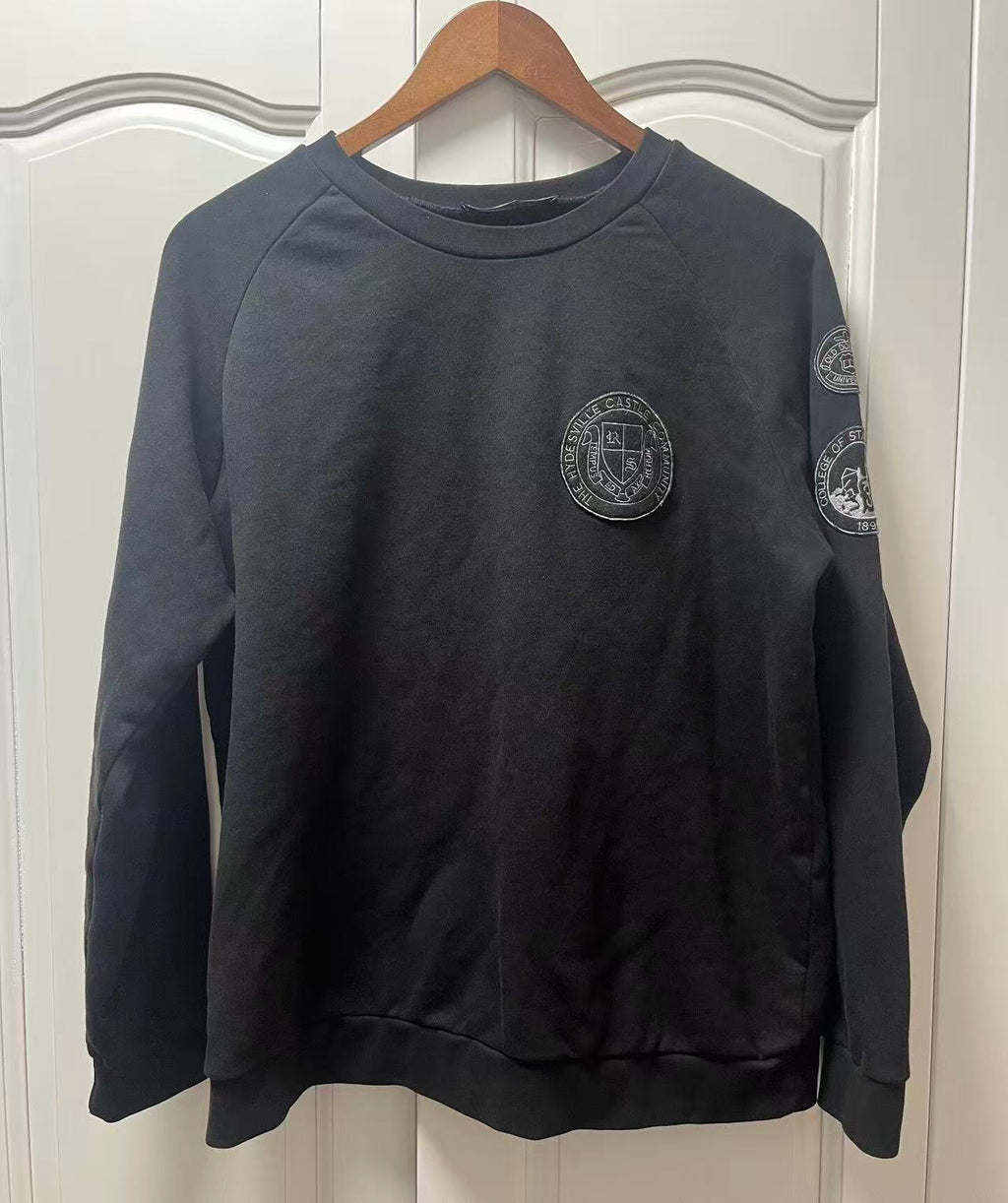 Raf simons fw2000 confusion patch hoodie
