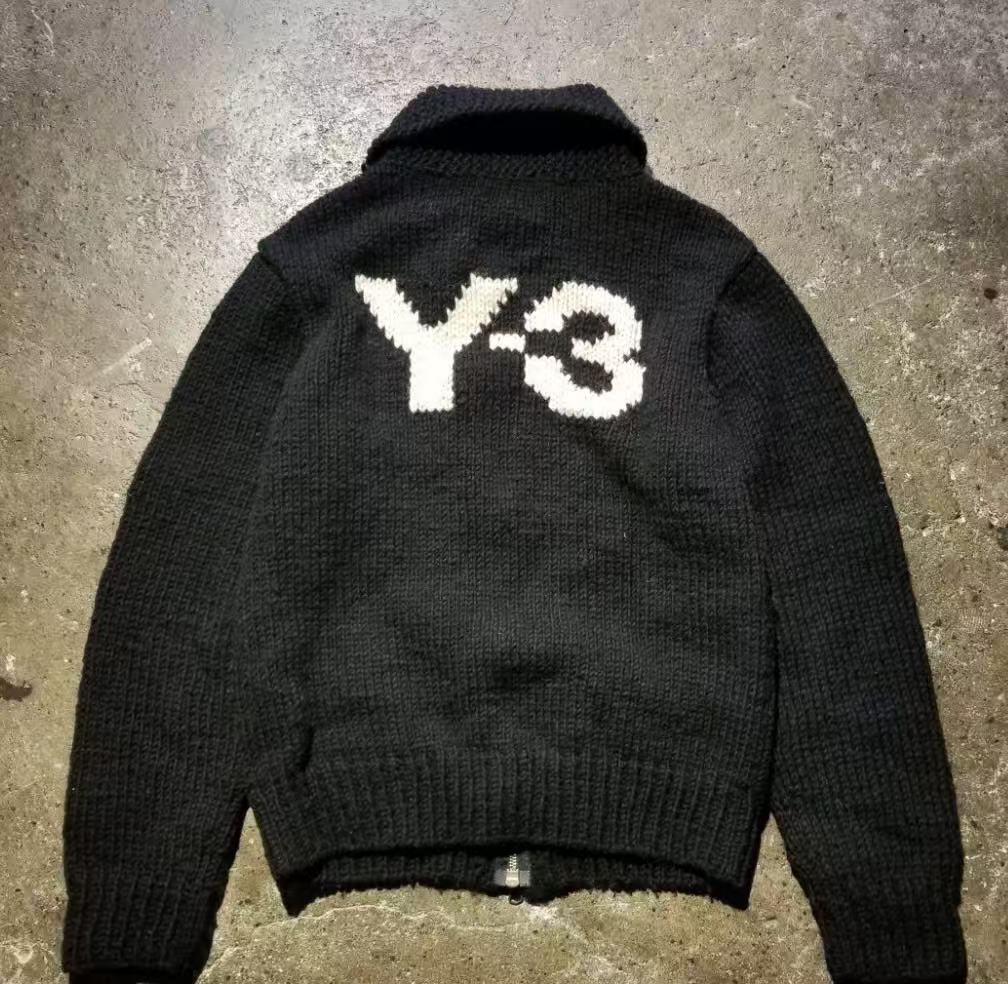 Yohji Yamamoto Y-3 06AW Cowichan Knit Cardigan