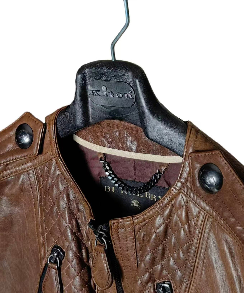 Burberry Utility Moto Leather Jacket
