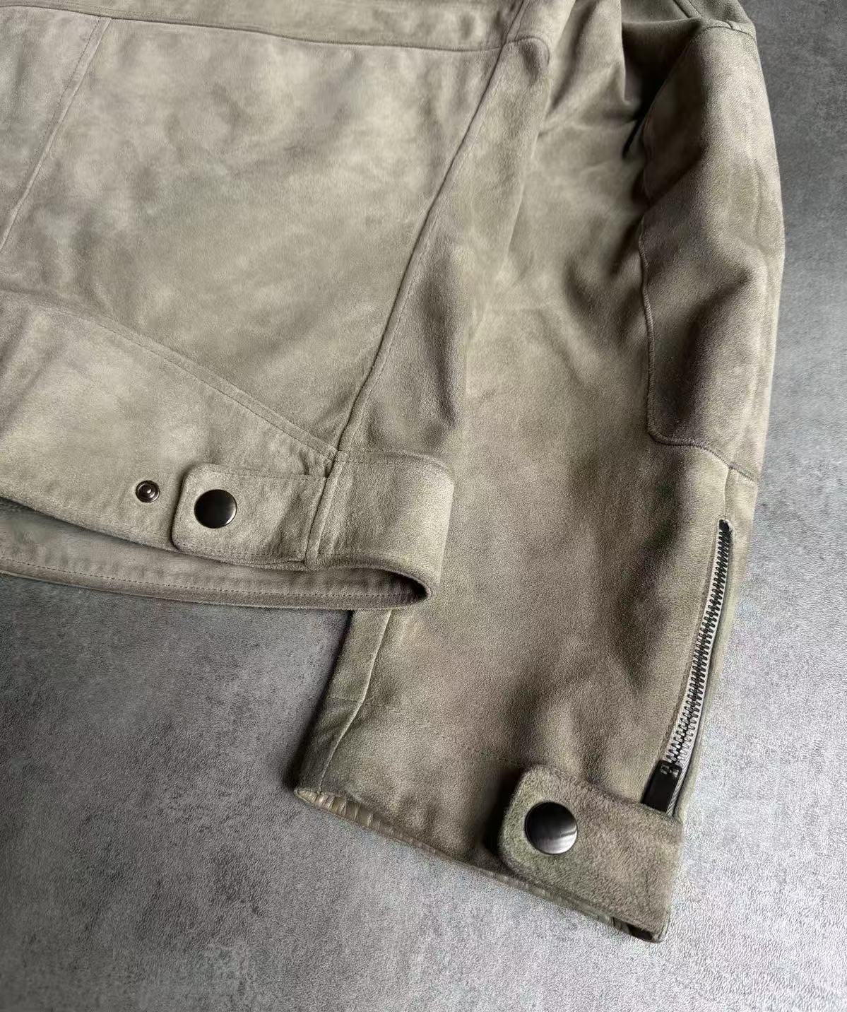 Gucci by Tom Ford FW2004 Suede Cafe Racer Jacket