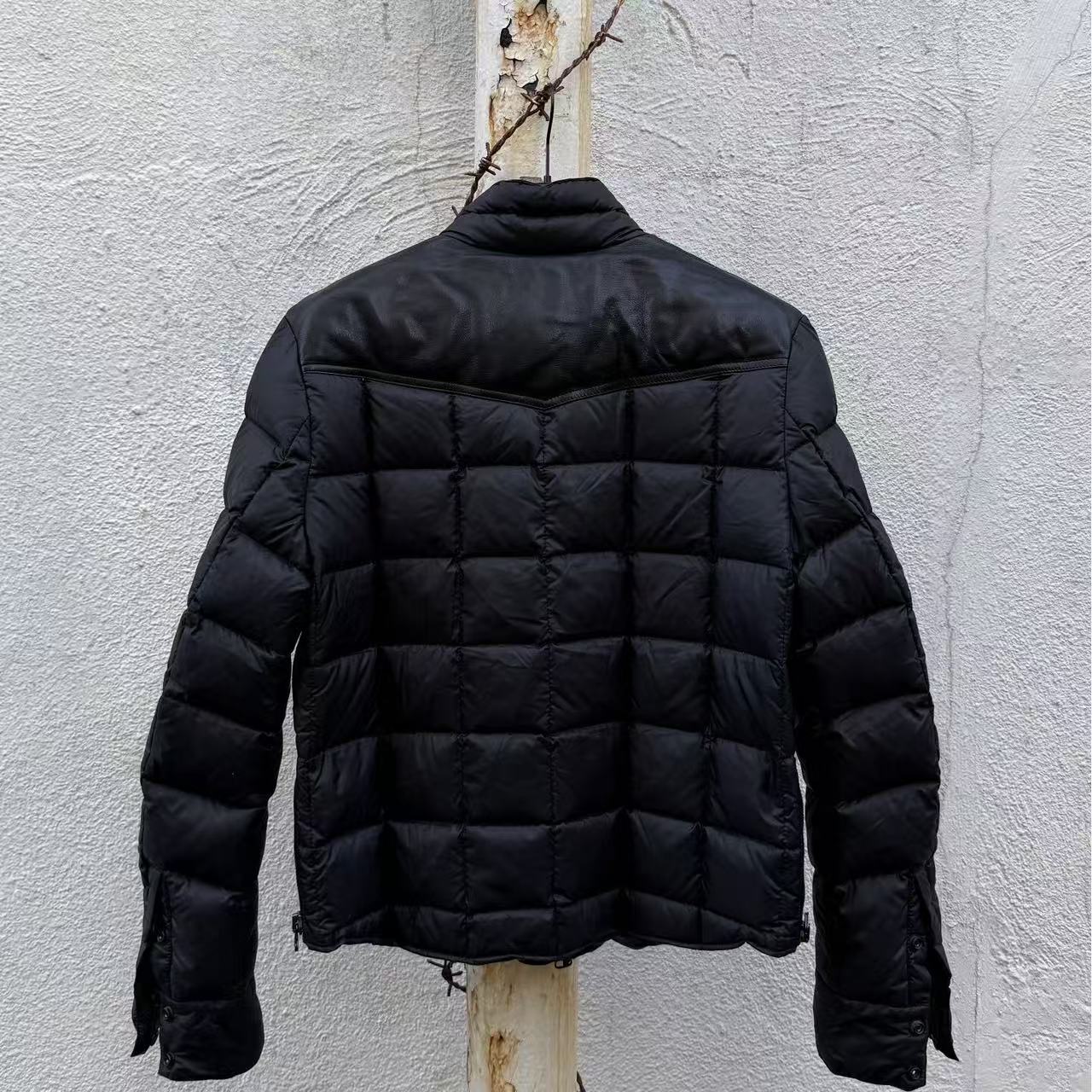 Balmain Homme 10AW Black Puffer Zip Coa