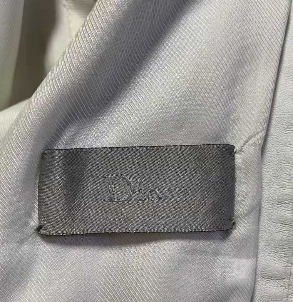 Dior Homme 05ss White Lambskin Three Wolf Jacket