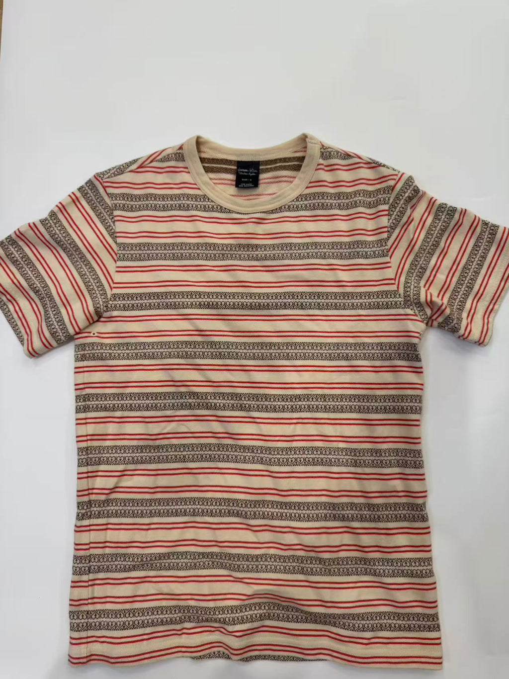 Number Nine 03ss Heart Pattern Jacquard Tee
