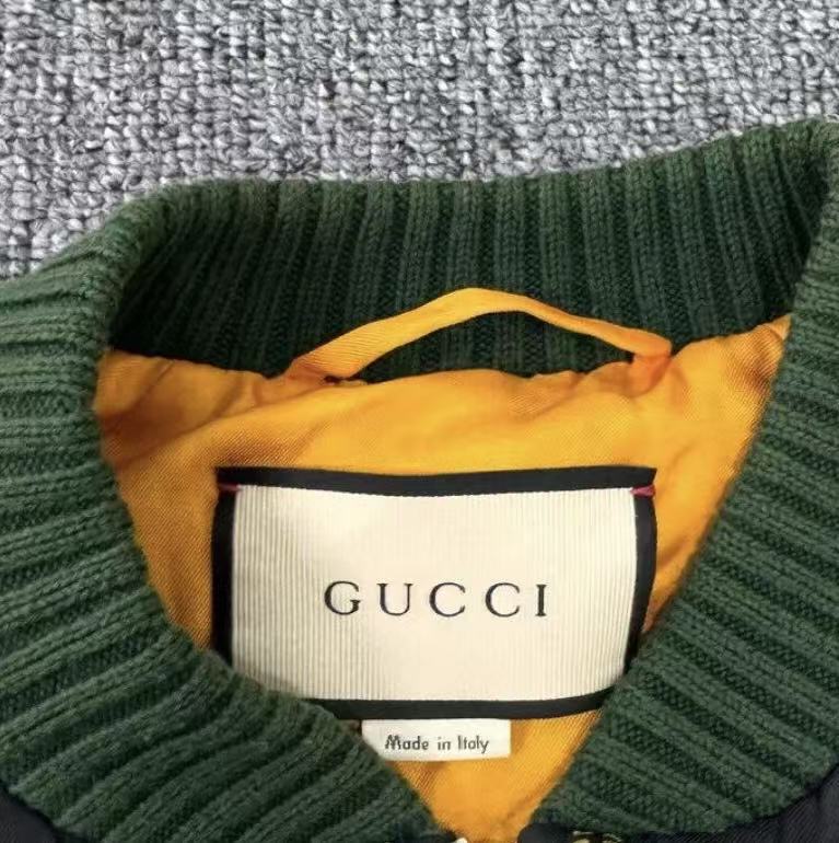 Gucci 17FW Silk Bomber Jacket