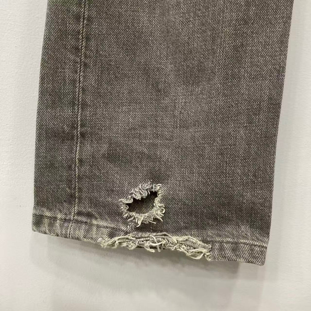 Helmut Lang 1999 Grey Sanded Denim