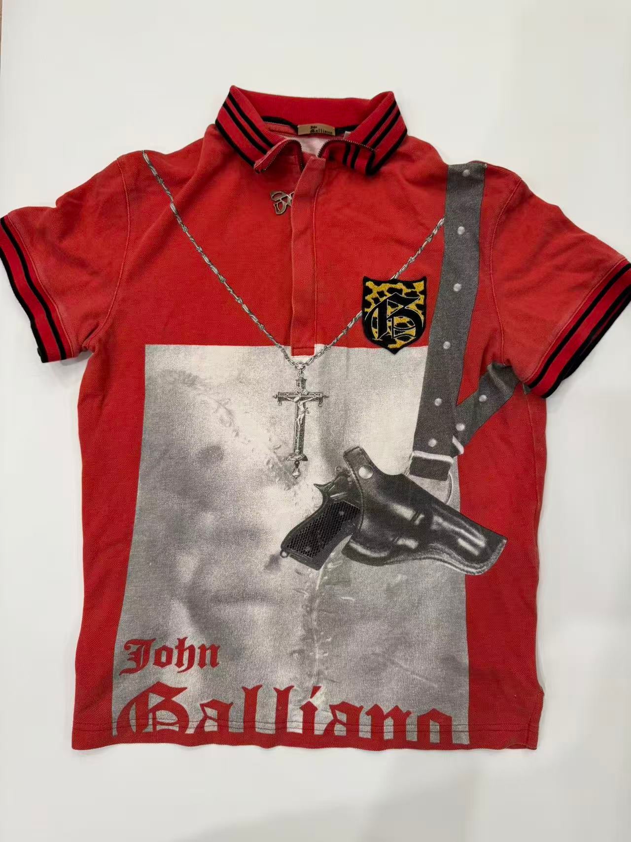 john galliano 2008ss Polo shirt