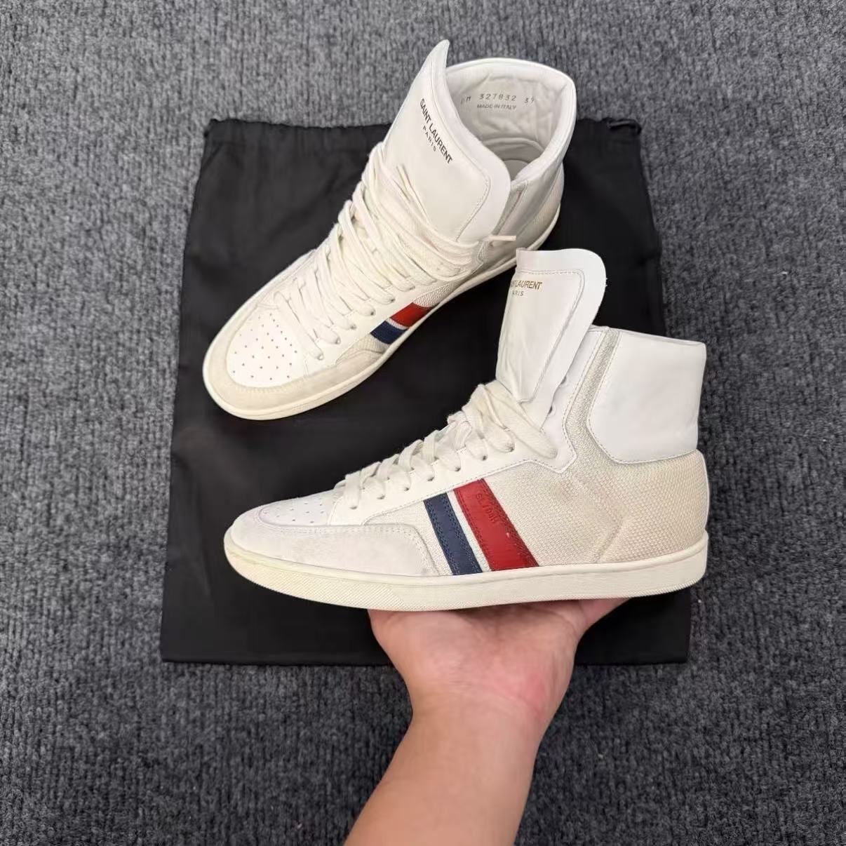 Saint Laurent SL/04H Hi Top Sneaker