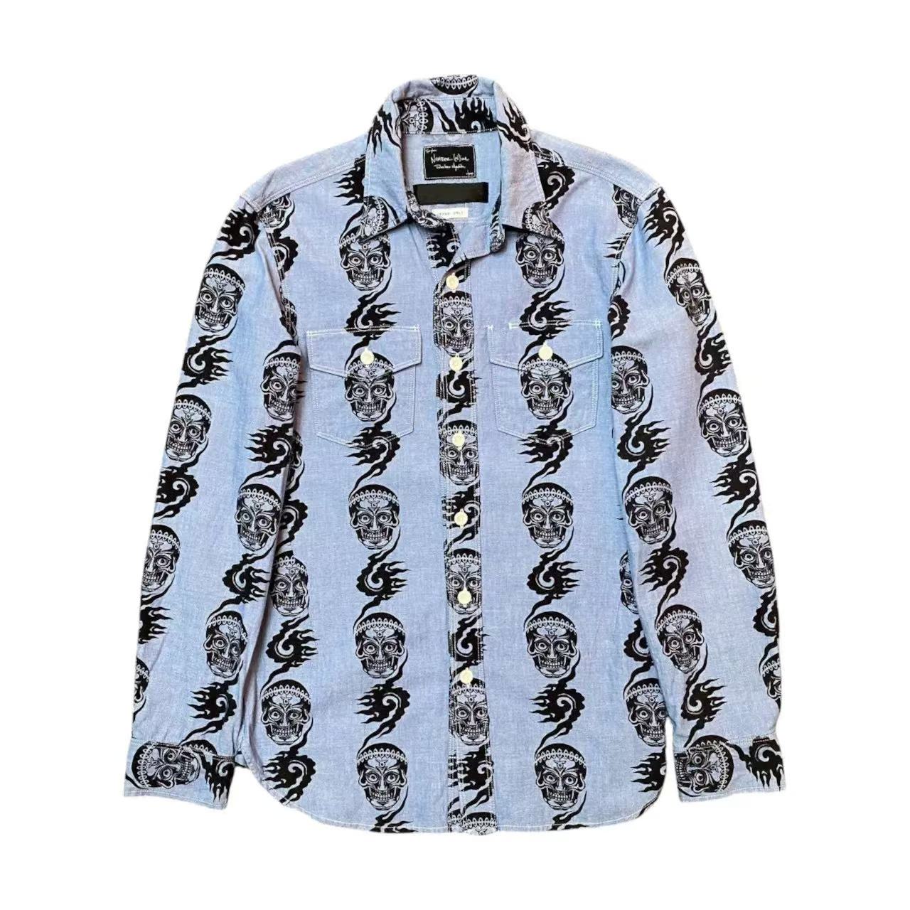 Number Nine 06AW Magical Design Skull Printed Shirt