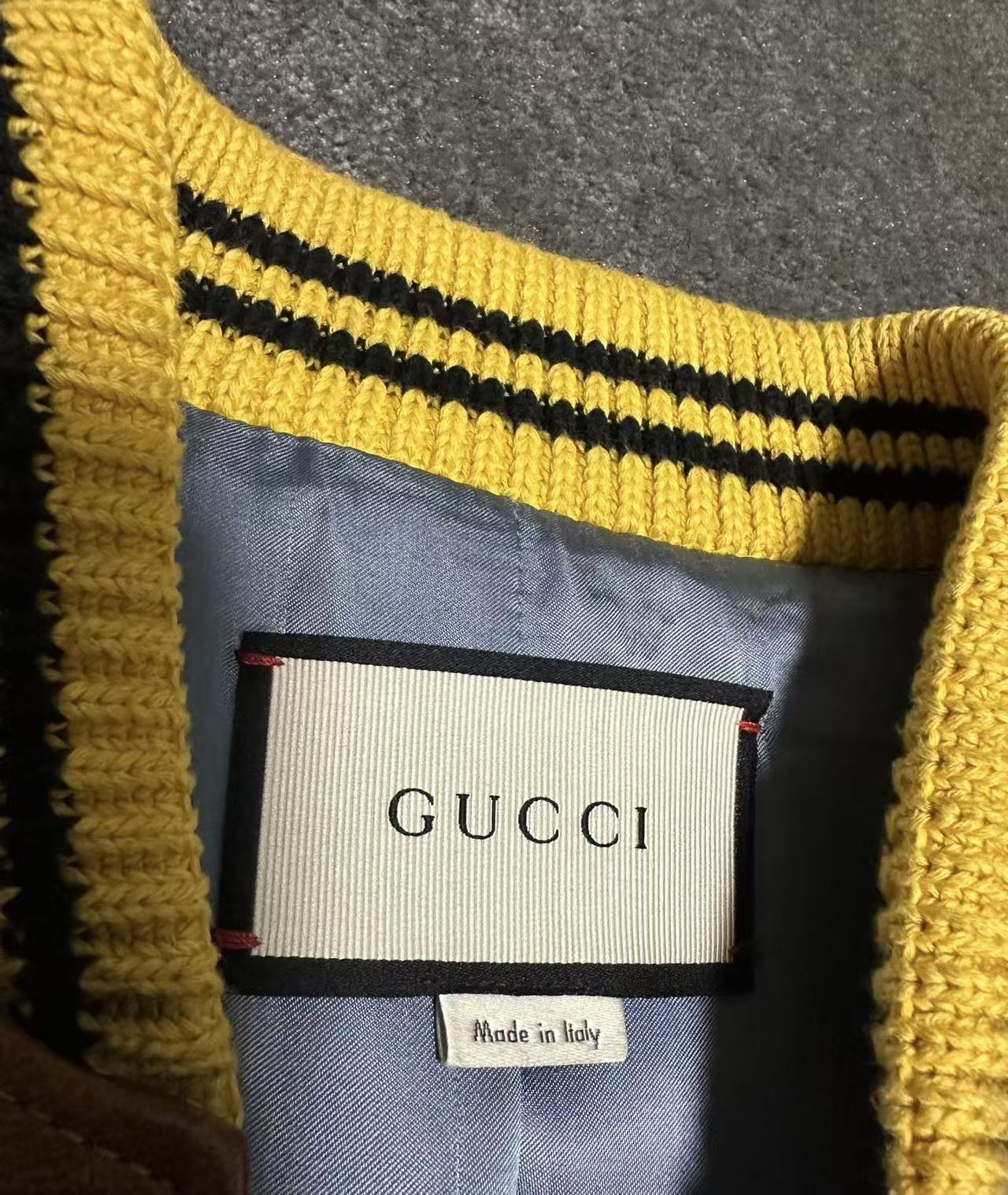 Gucci Tiger Leather Jacket