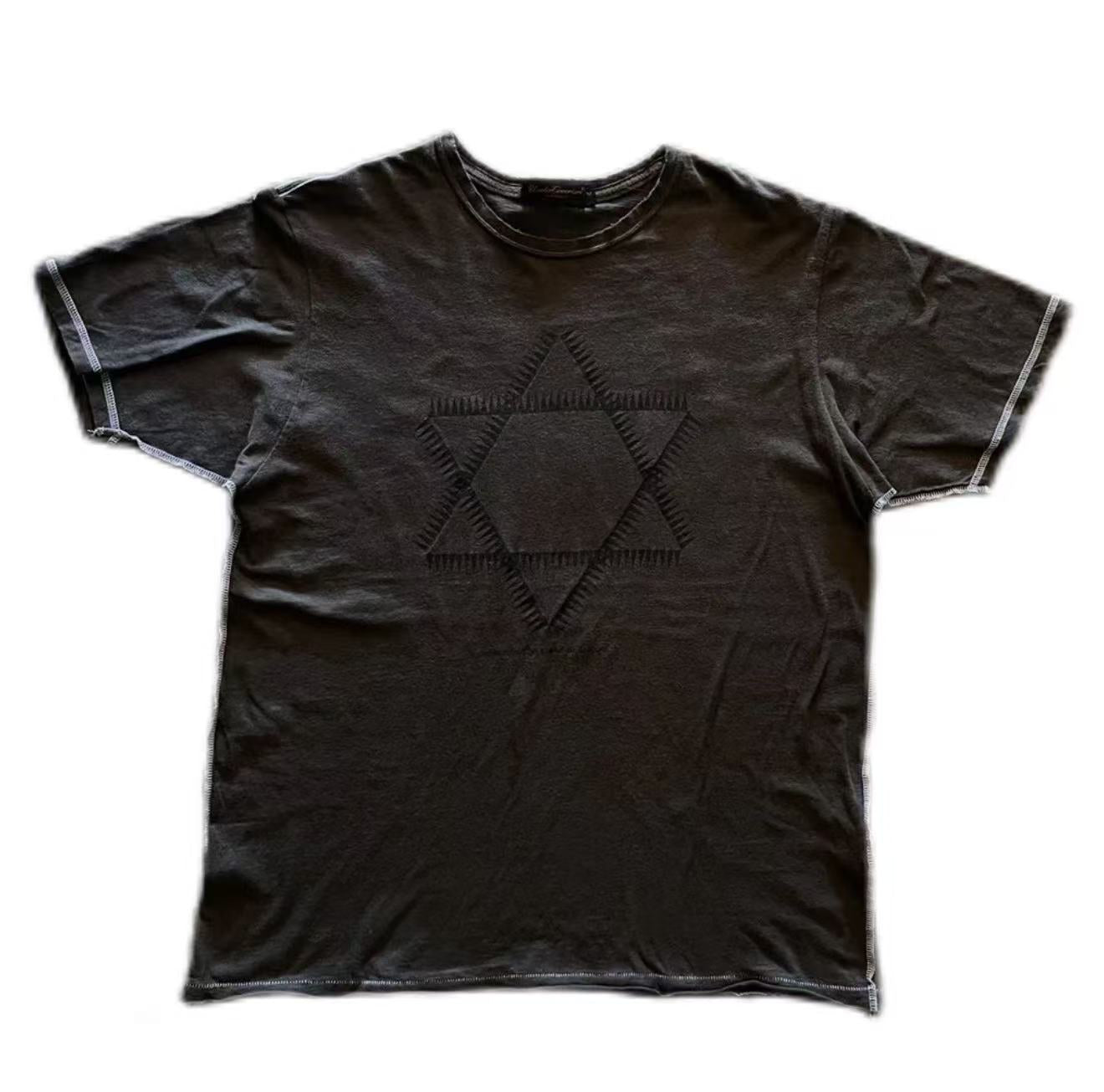 Undercover COMME des GARÇONS 2003SS Scab Giz Star Of David Single Stitch Tee