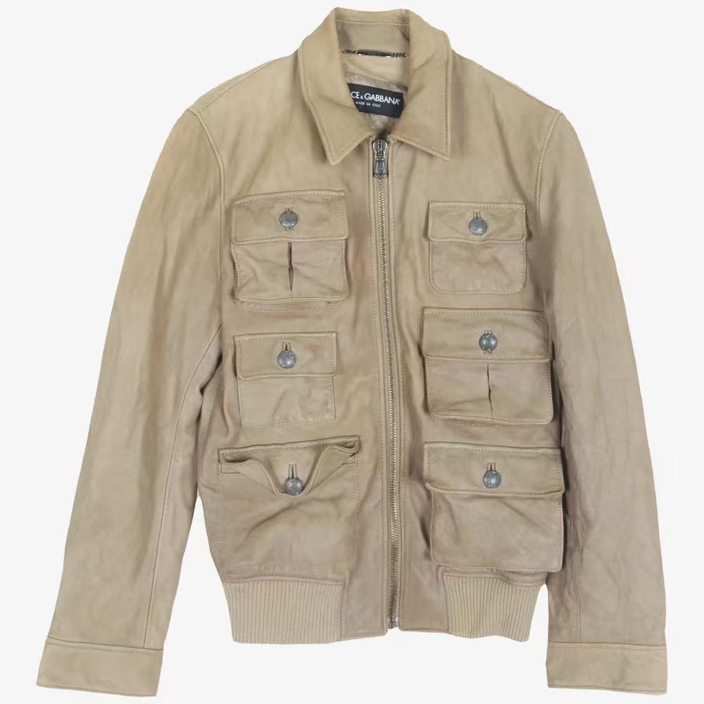 Dolce & Gabbana  03AW Multi-Pocket Leather Jacket