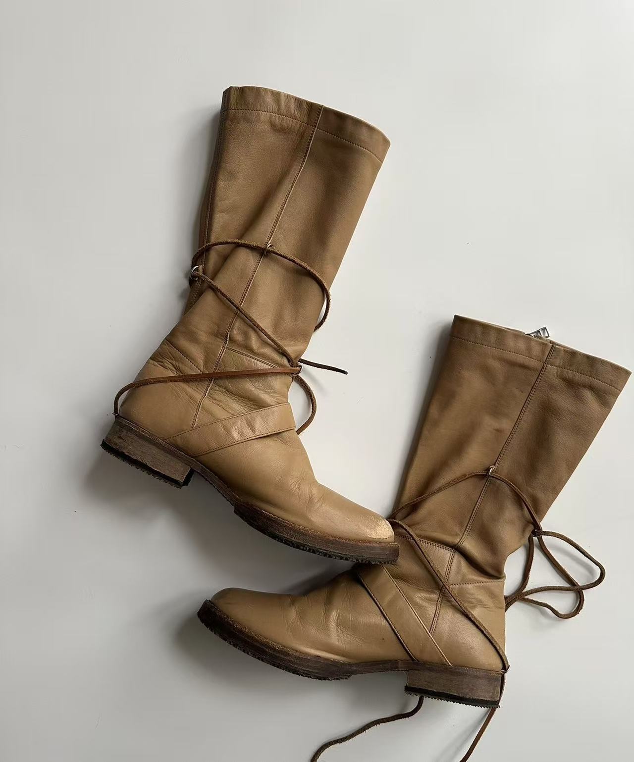 Undercover 05AW Cord-Wrapped Boots