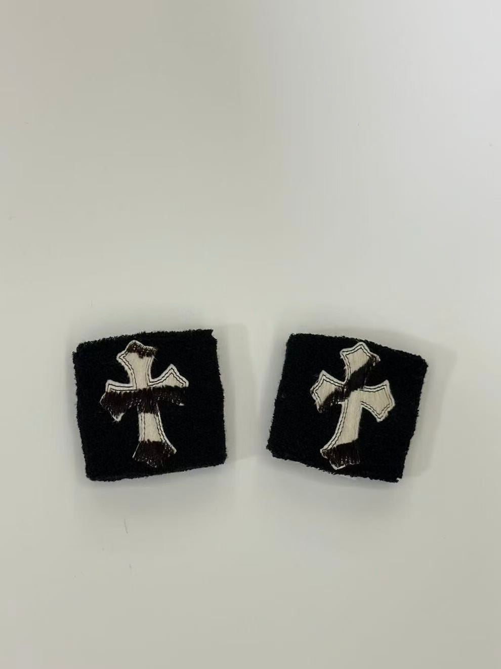 Chrome Hearts Cross Patch Wrist Sweatbands