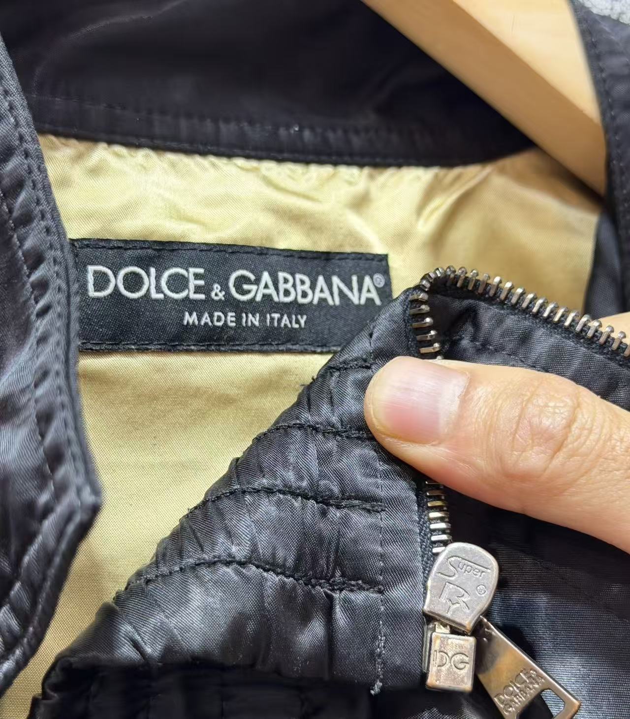 Dolce&Gabbana Black and Gold Jacket