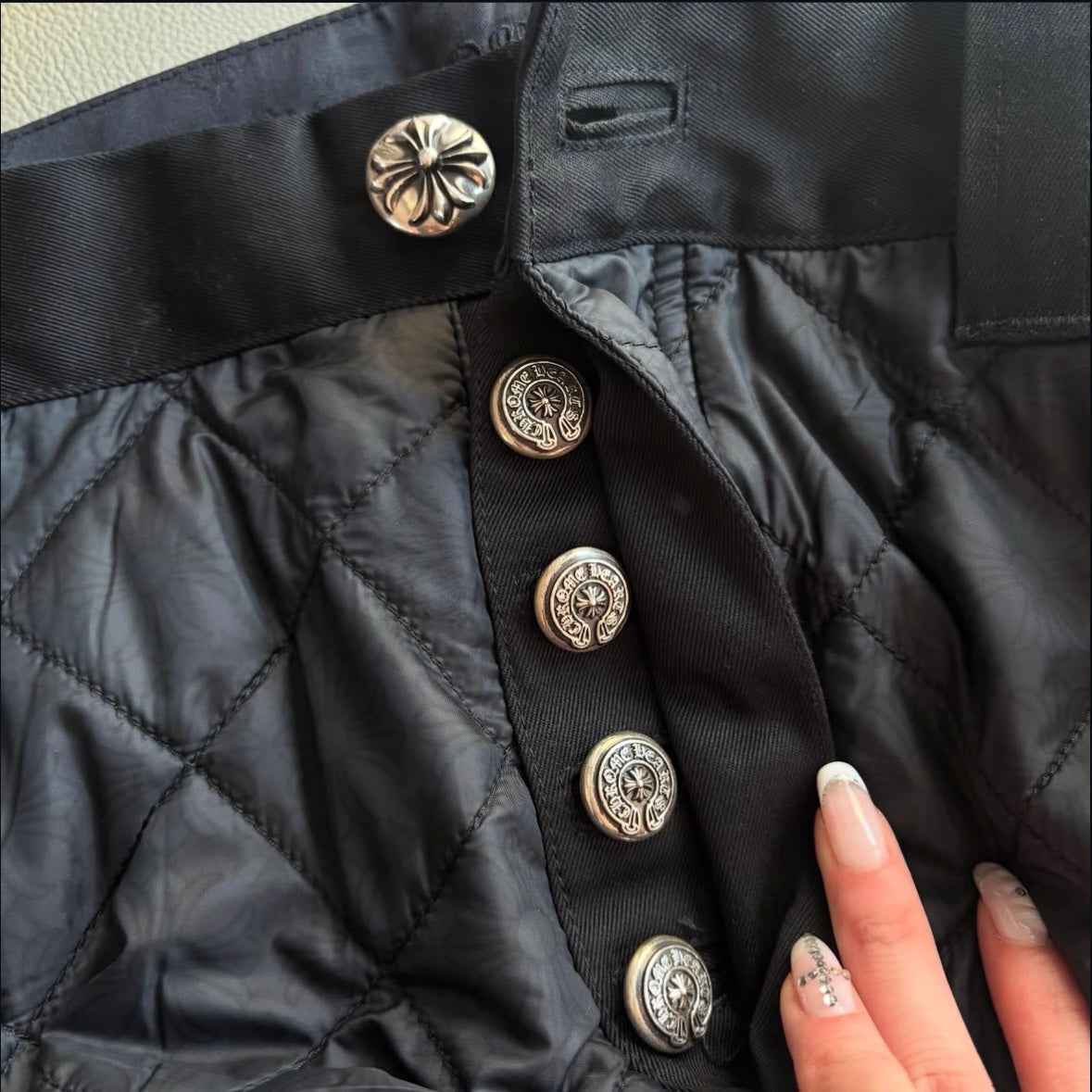 Chrome Hearts x Matty B pants