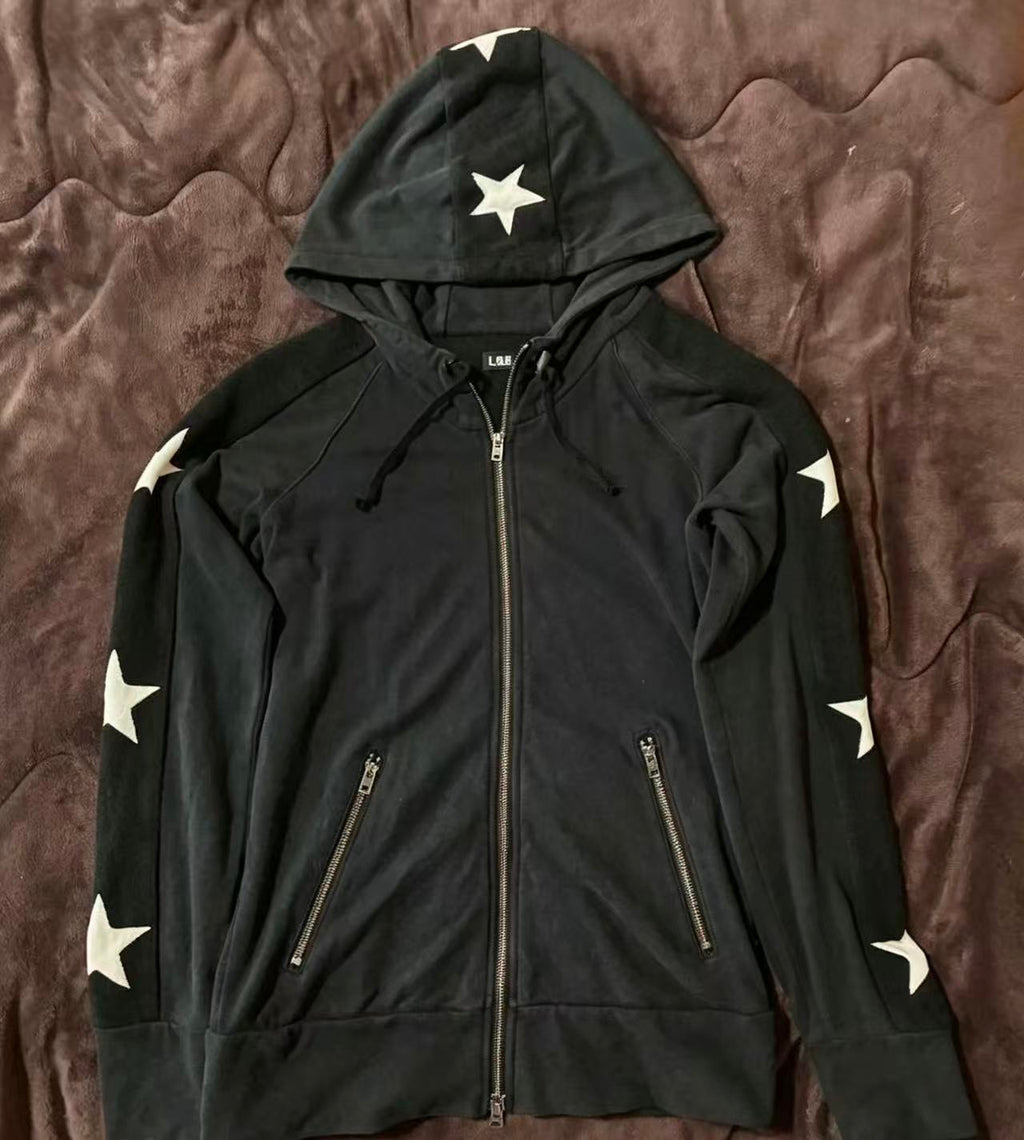 L.G.B. Star Zip-Up Hoodie