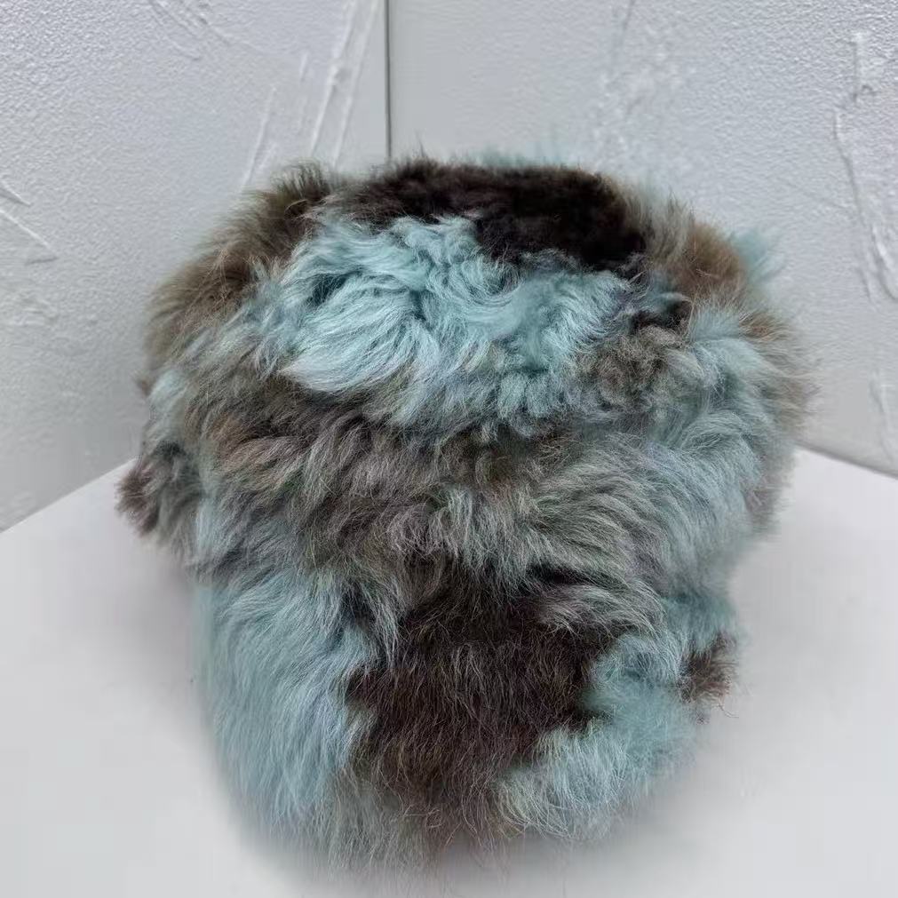 Prada Fur Baseball Cap
