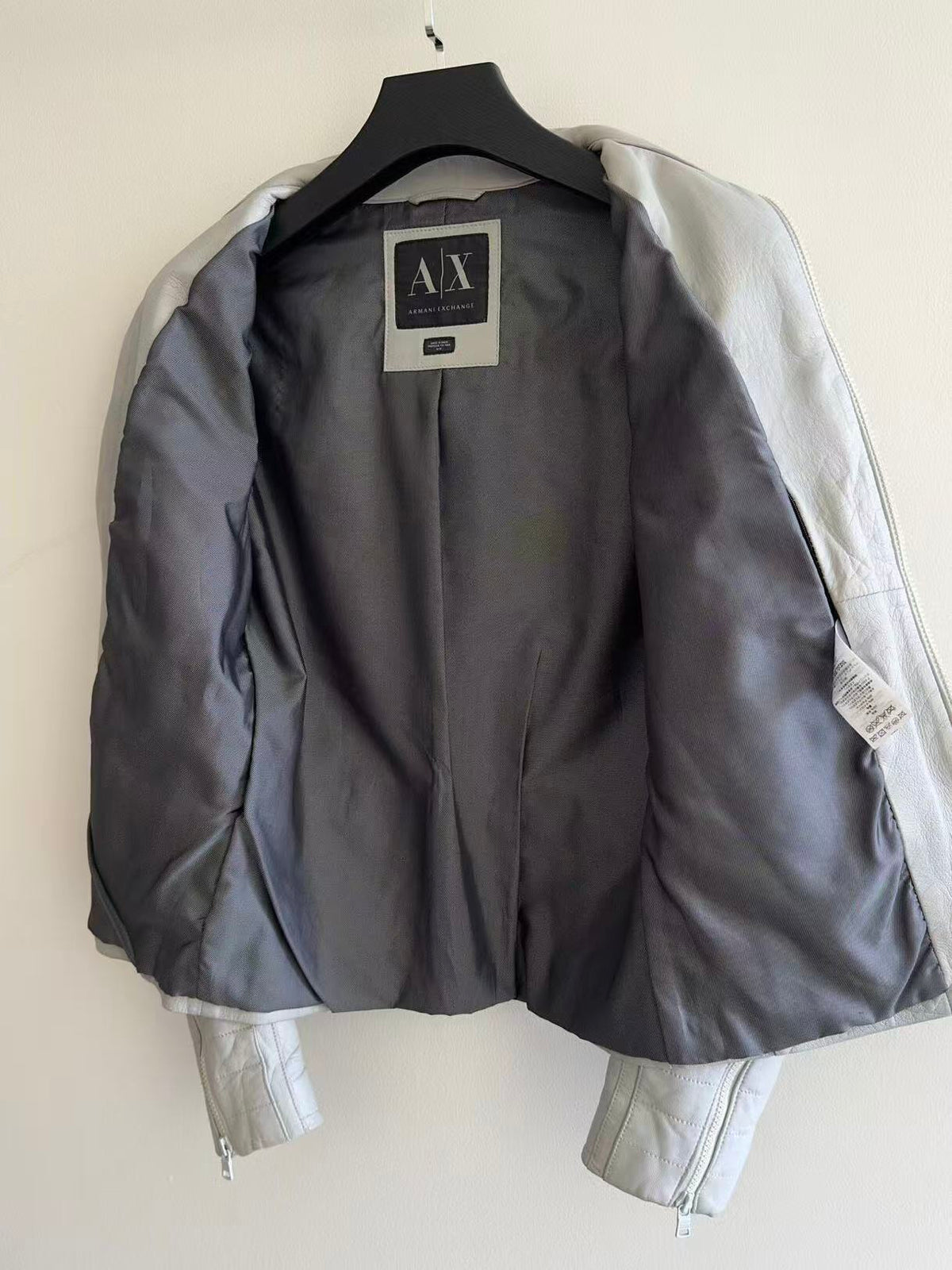 Armani Exchange Leather Jacket