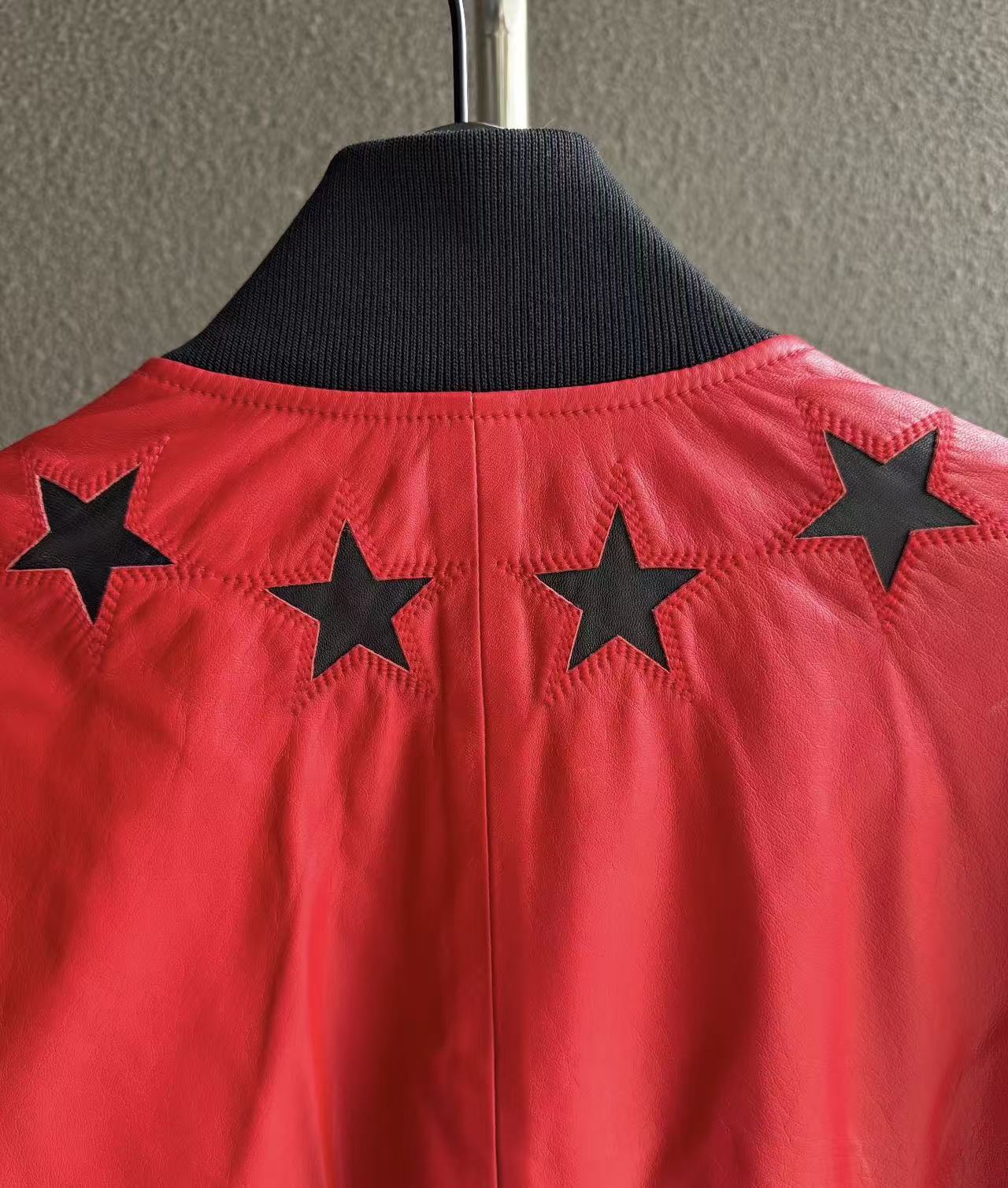 Givenchy Lambskin Star Varsity Jacket