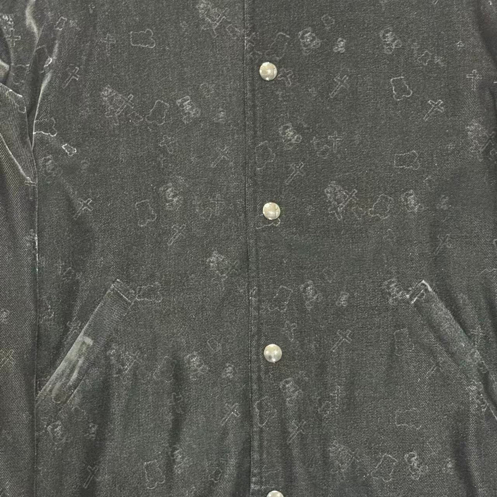 Undercover 02AW Teddy Bear Velour Bomber Jacket
