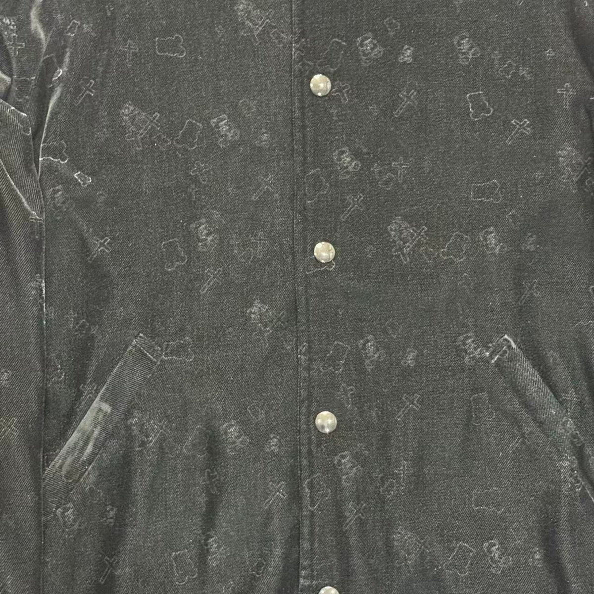 Undercover 02AW Teddy Bear Velour Bomber Jacket