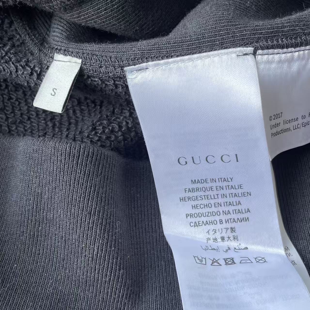 Gucci 18SS AC/DC Print Crewneck Sweatshirt