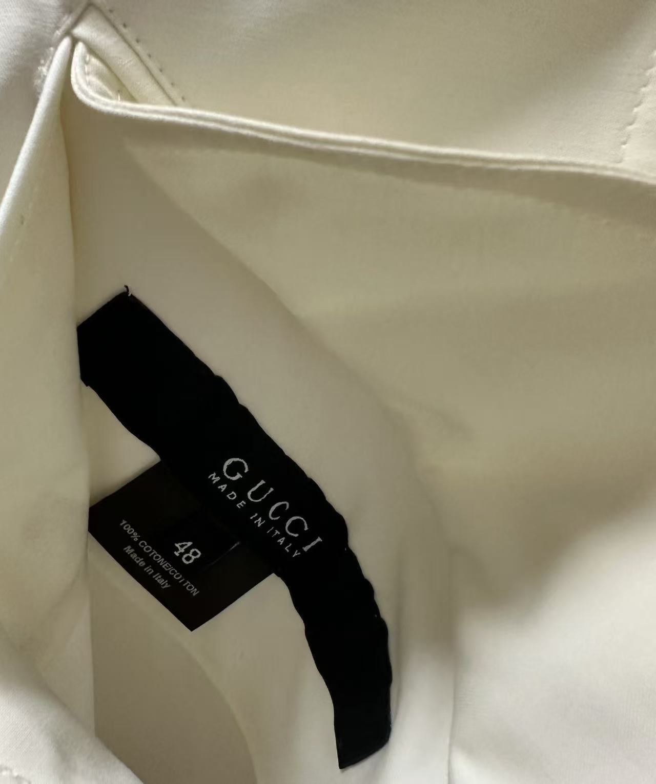Gucci by Tomford 04ss Off-White Cropped Blouson Cotton light Jacket