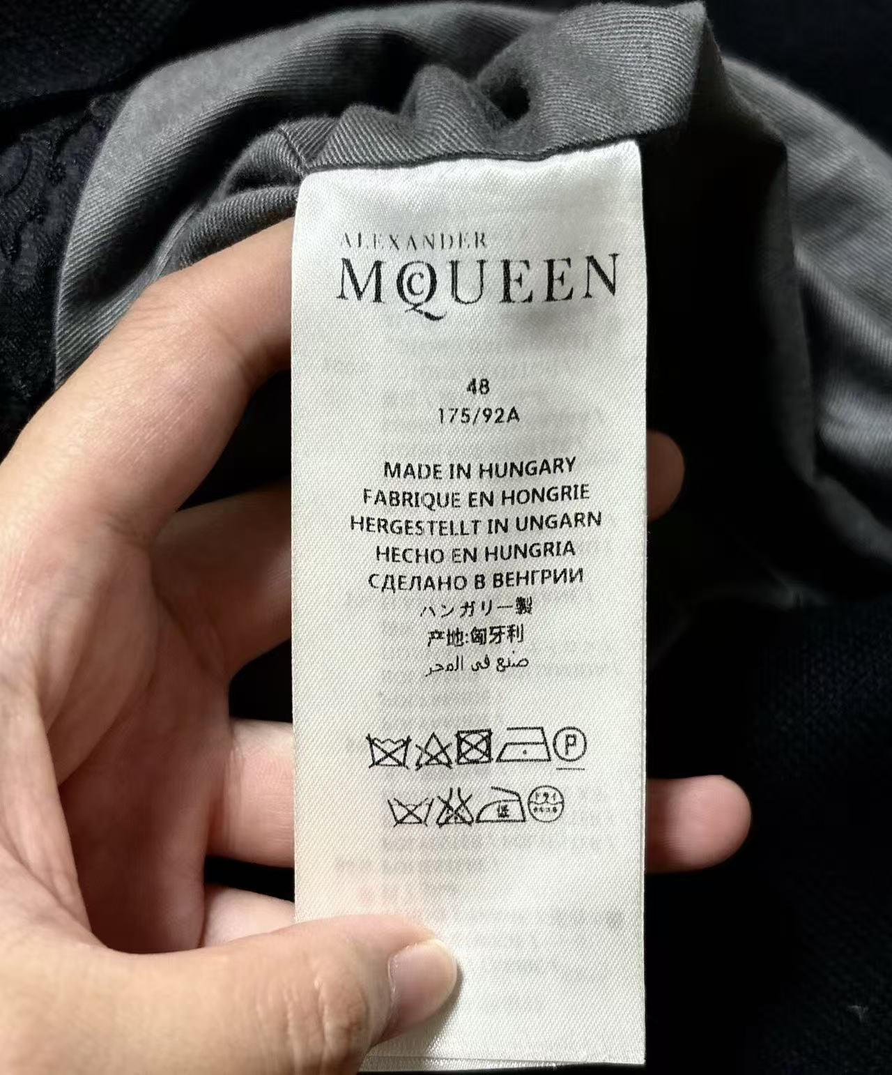 Alexander McQueen  Paisley Embroidered Bomber Flight Jacket