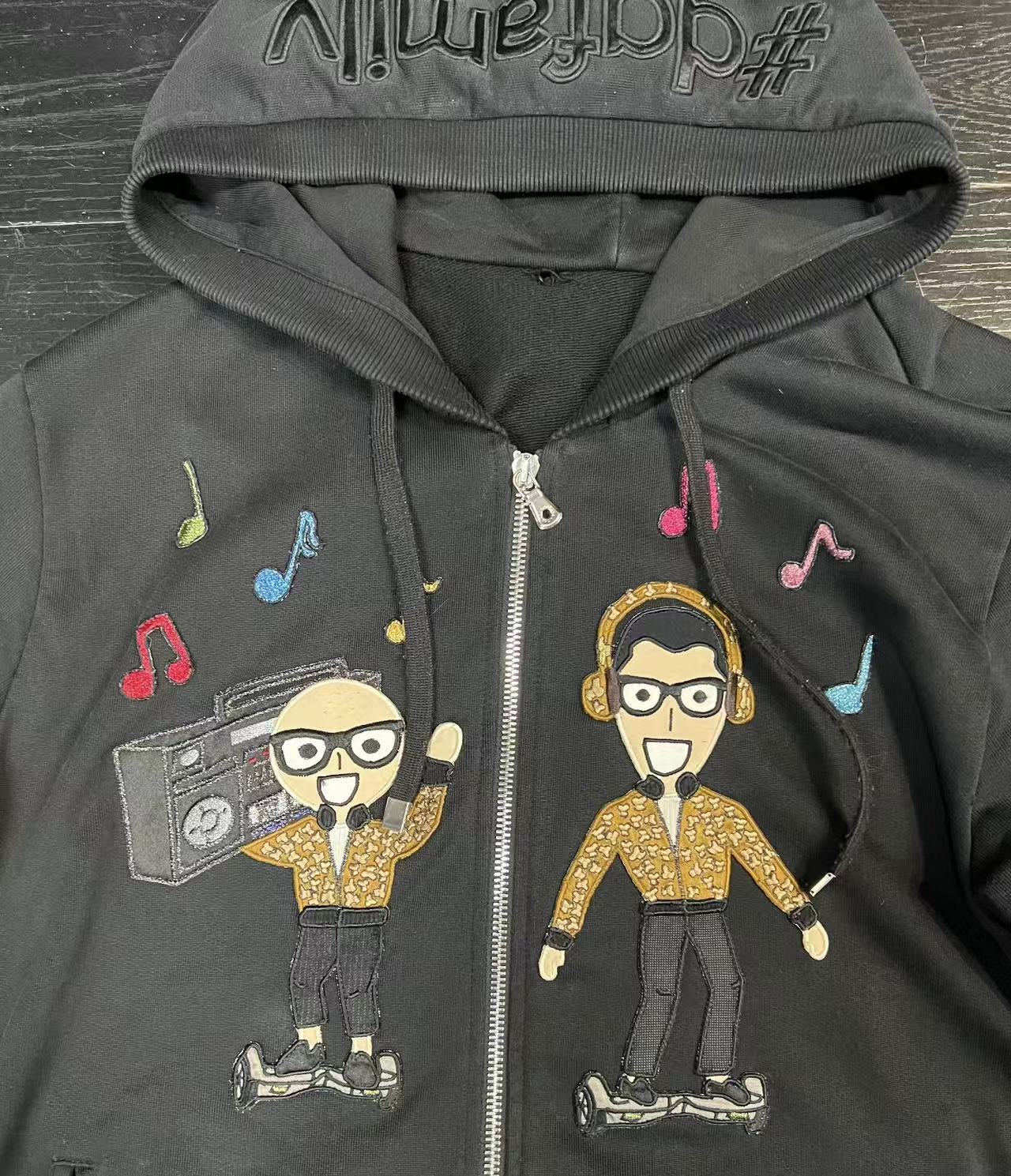 Dolce & Gabbana DG Family Zip Up Hoodie