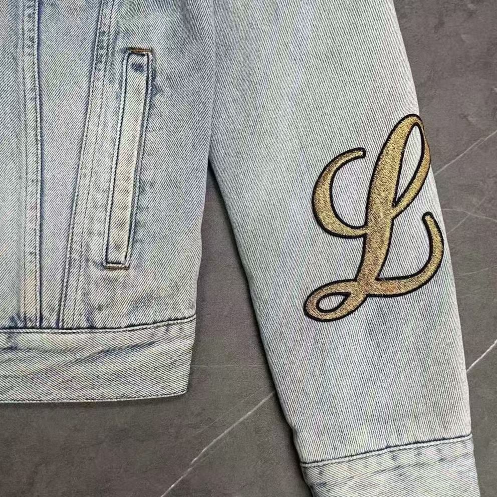 Gucci 16AW L'Aveugle Par Amour Tiger Embroidered Denim Jacket
