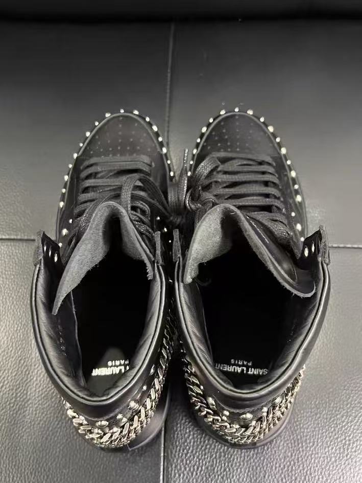 Saint Laurent SL-22 Studded High Top Sneakers