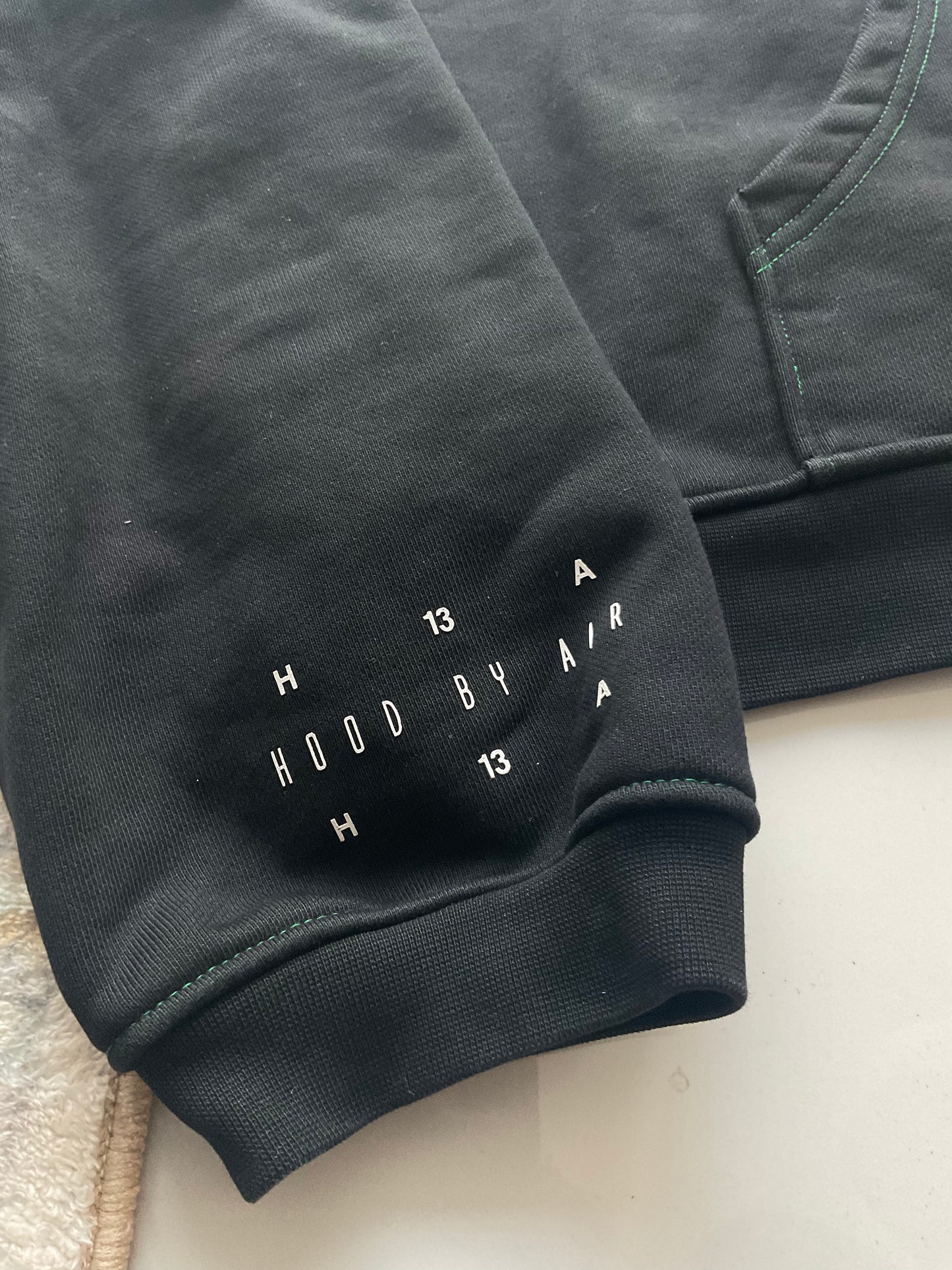 Hood by air two way hoodie