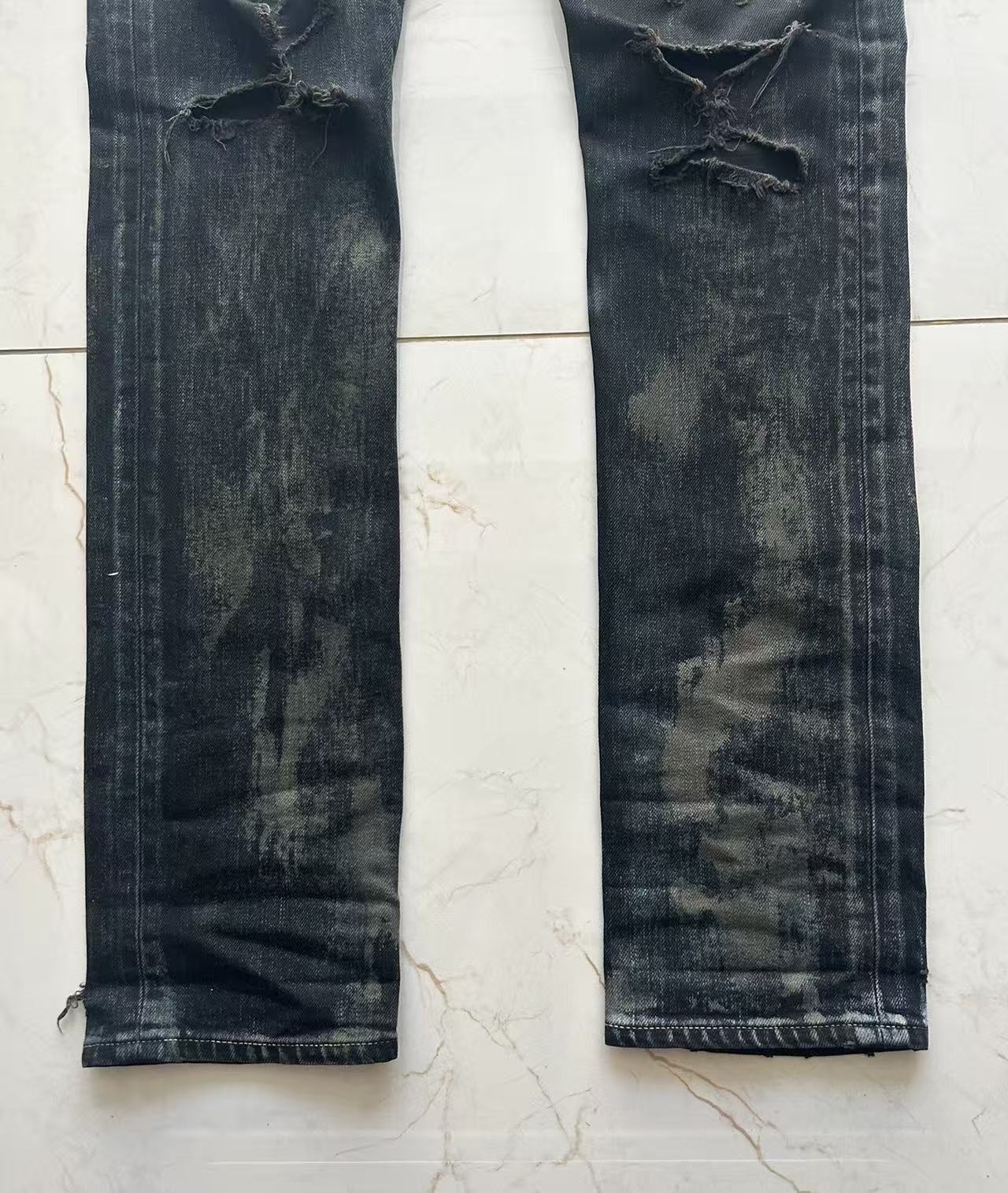 Saint laurent 15ss D02 oil spill denim