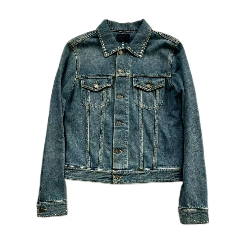 Saint Laurent 15SS Studded Denim Jacket