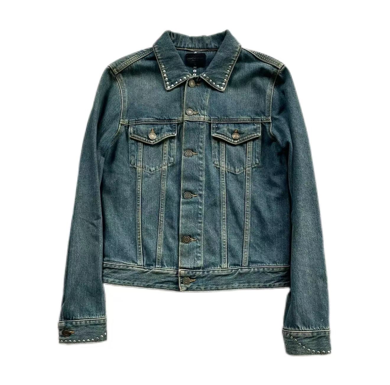 Saint Laurent 15SS Studded Denim Jacket