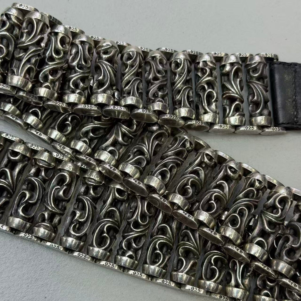 Chrome Hearts Celtic Roller Leather Belt