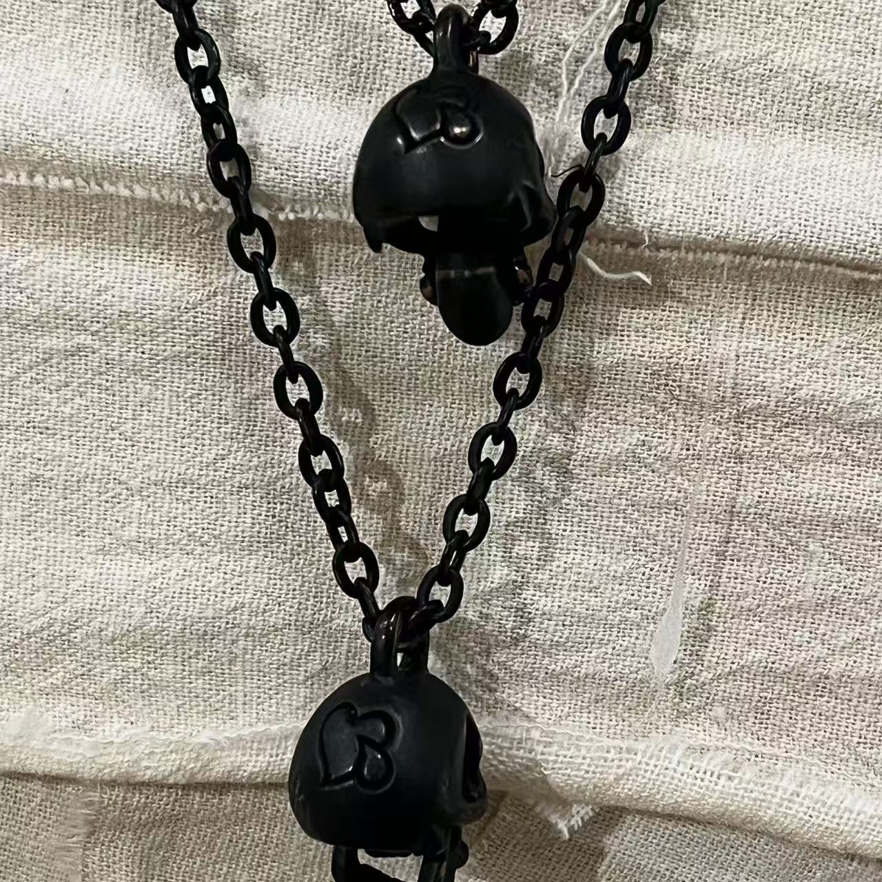 Number Nine 2006SS NOIR Skull Necklace
