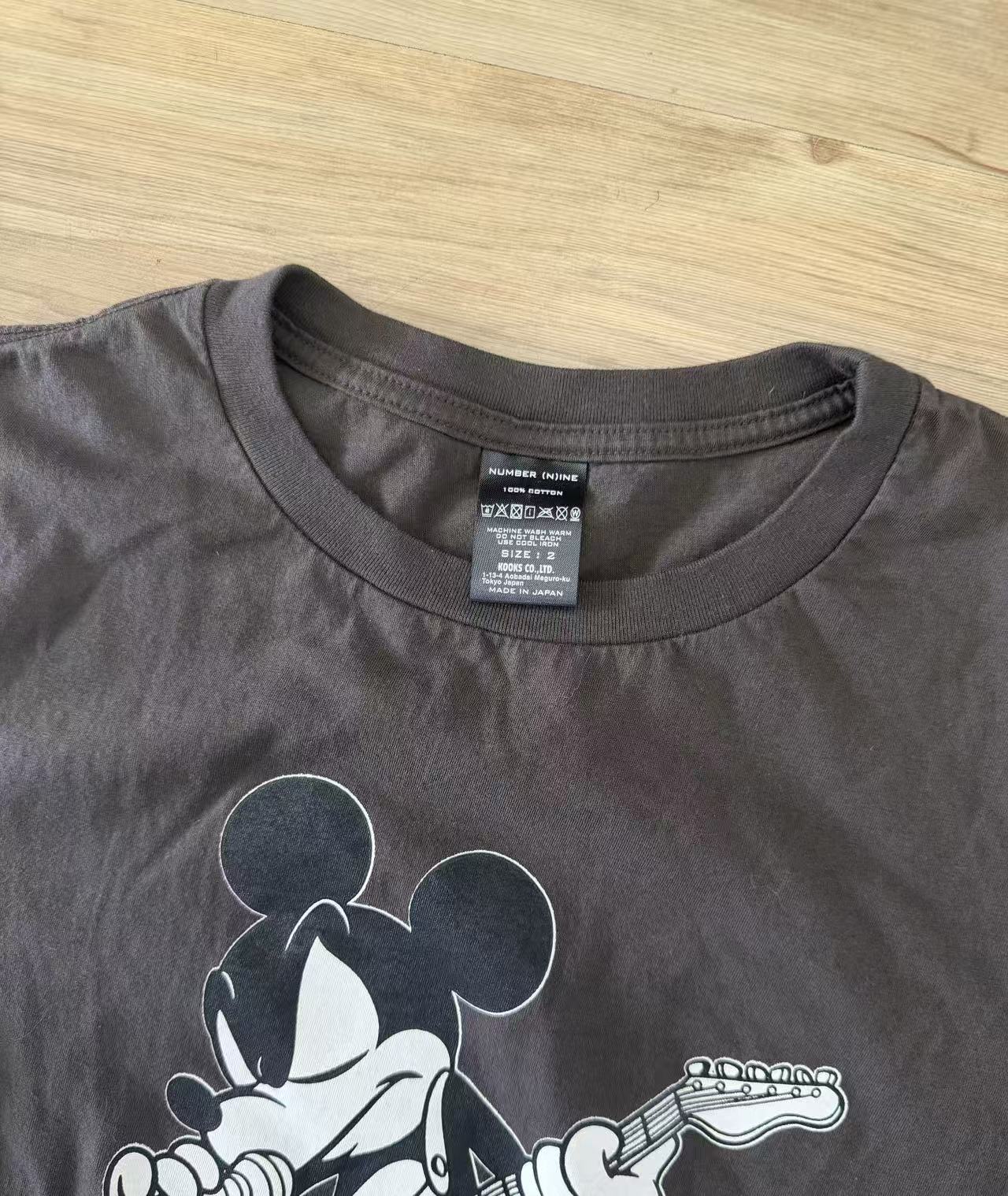 Number Nine Mickey Mouse Music Tee