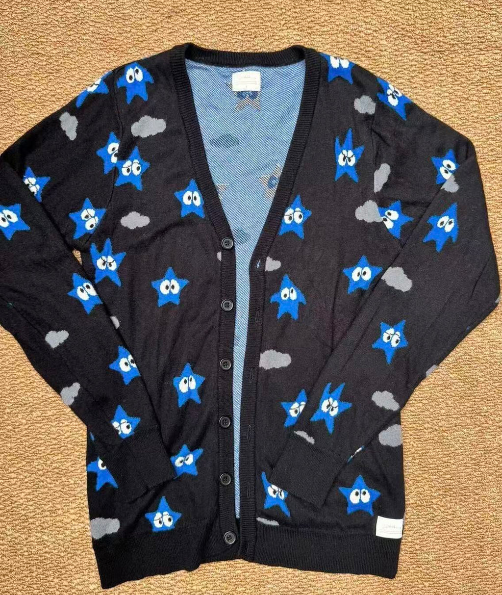 Junya Watanabe Chubby Star Knit Cardigan