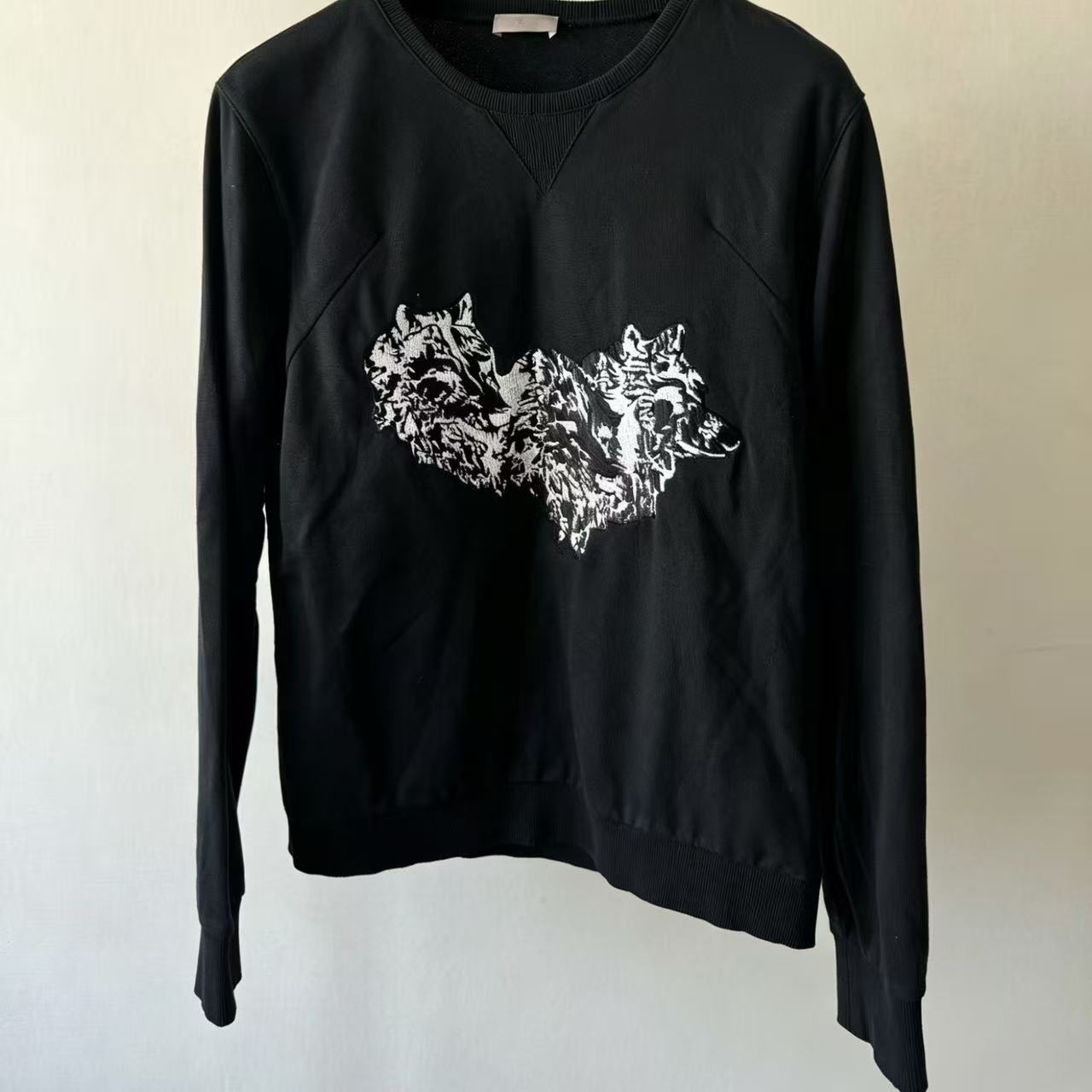 Dior Homme 2005ss Wolf Heart crewneck Sweatshirt
